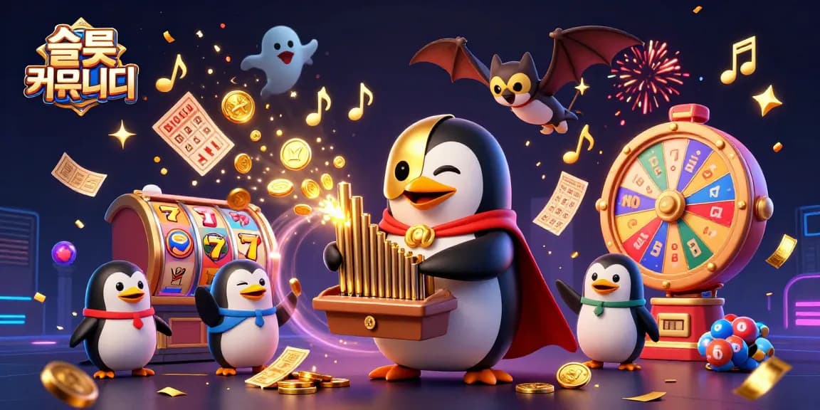Play thrilling games at 슬롯 커뮤니티 with vibrant casino elements and spectacular prizes in a festive atmosphere.