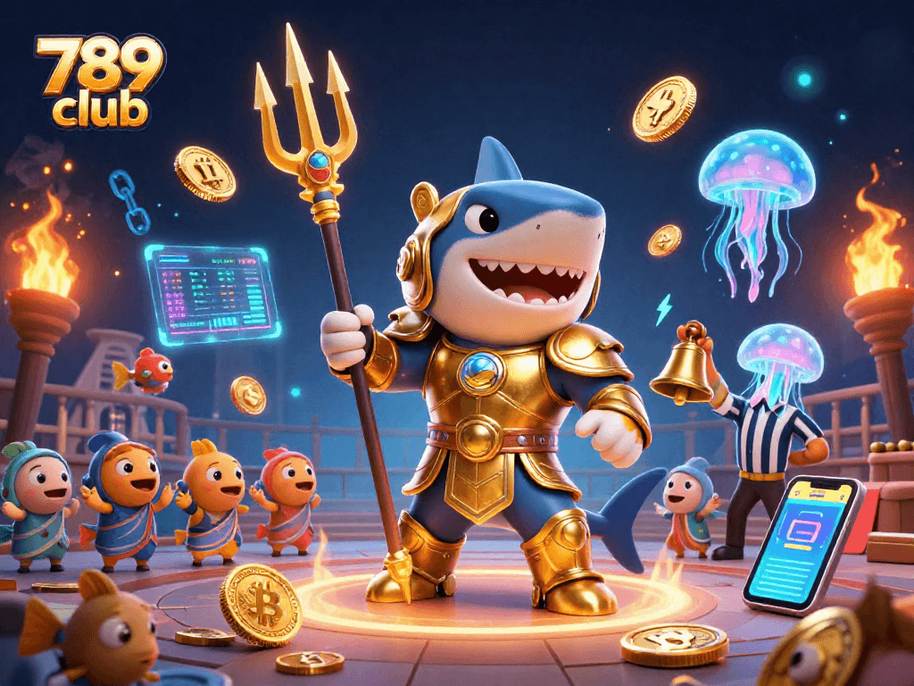 Engage with thrilling gameplay at 789 club, highlighted by vibrant 3D cartoon elements and interactive features.