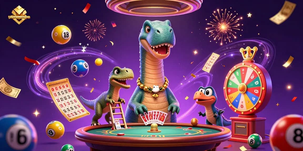 Engage with the thrilling world of tylekeonhacai-vn at this vibrant casino illustration featuring dynamic game elements.