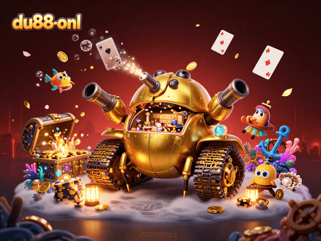 Experience the immersive du88-onl casino adventure with unique characters and vibrant game elements.