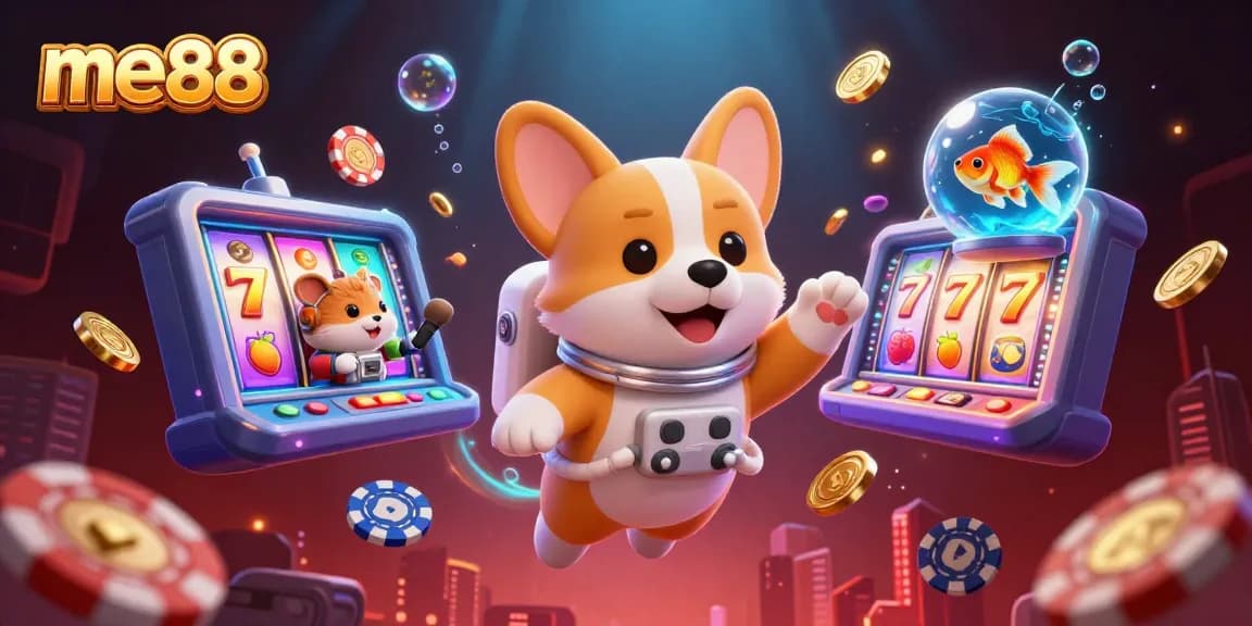Play exciting games at me88’s vibrant casino, featuring captivating 3D characters and animations.