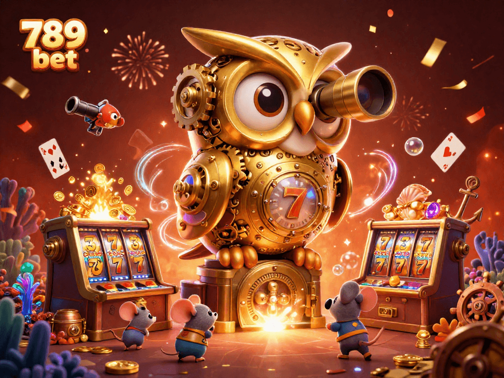Experience winning strategies at 789 bet through an immersive and vibrant casino illustration filled with excitement.