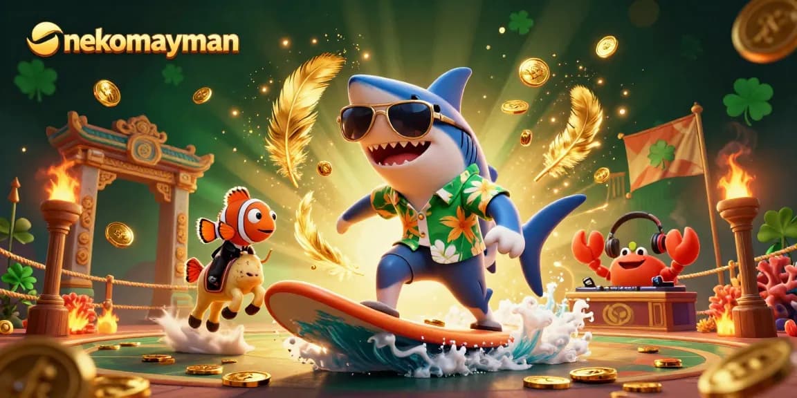 Neko May Mắn players experience excitement while spinning slots featuring vibrant characters and rich symbols.