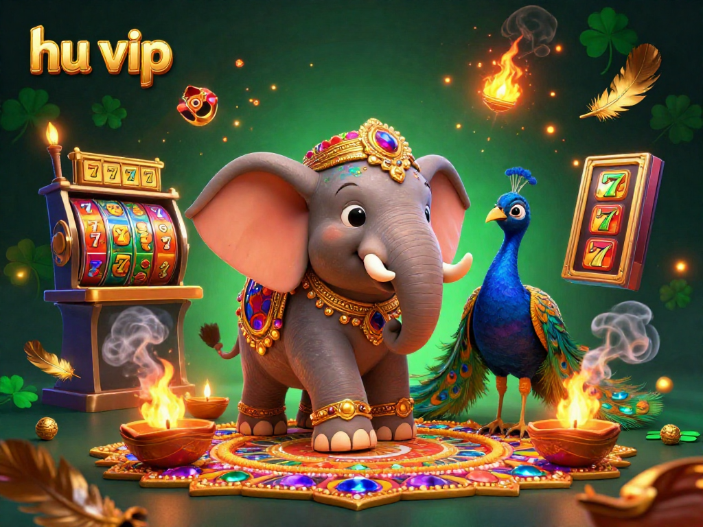 Experience thrilling gameplay at hu vip with vibrant slot reels and lucky symbols.