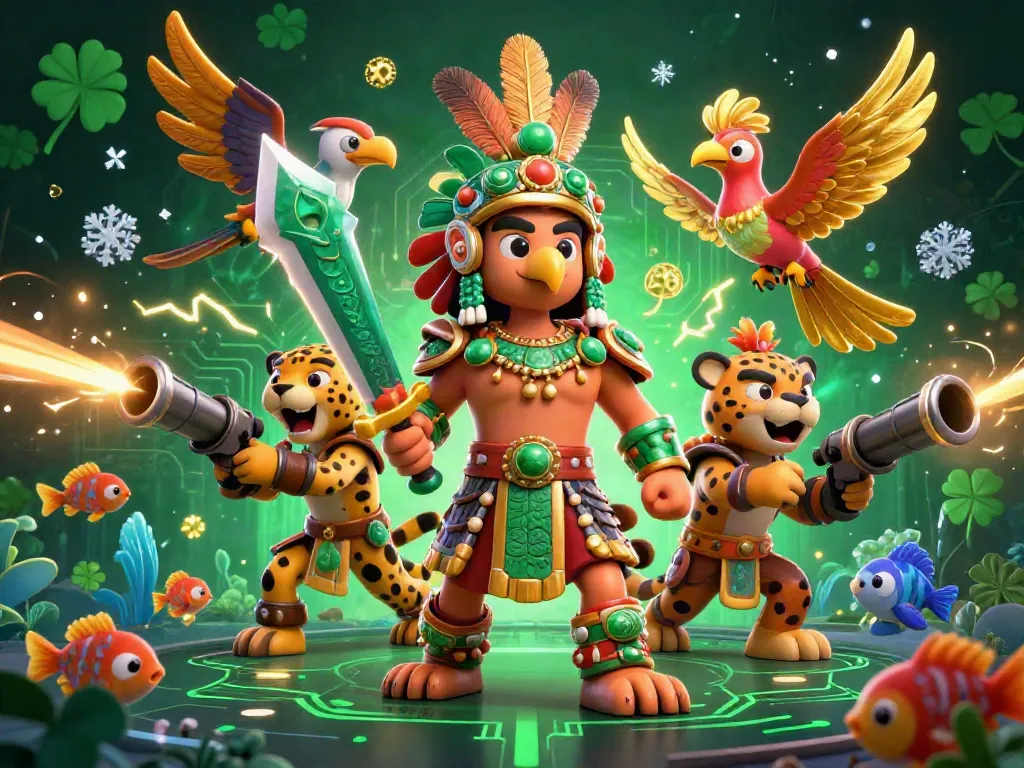 Engage in thrilling Bắn cá UU88 fish shooting adventures with vibrant characters and underwater excitement.