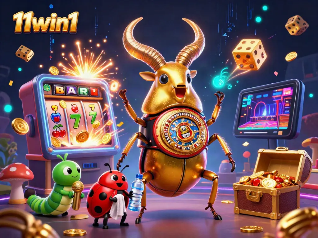 Experience the excitement of gaming at 11win1 with golden jackpots and vibrant casino visuals.