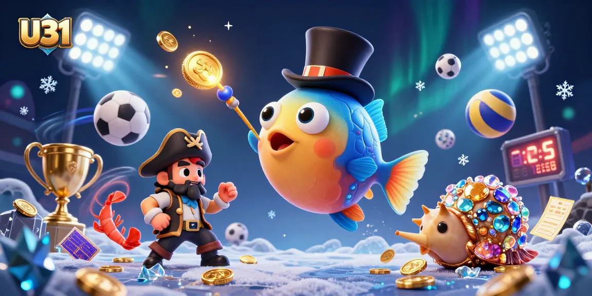 Engage with U31's vibrant casino world as characters allure players with treasure-filled fun.
