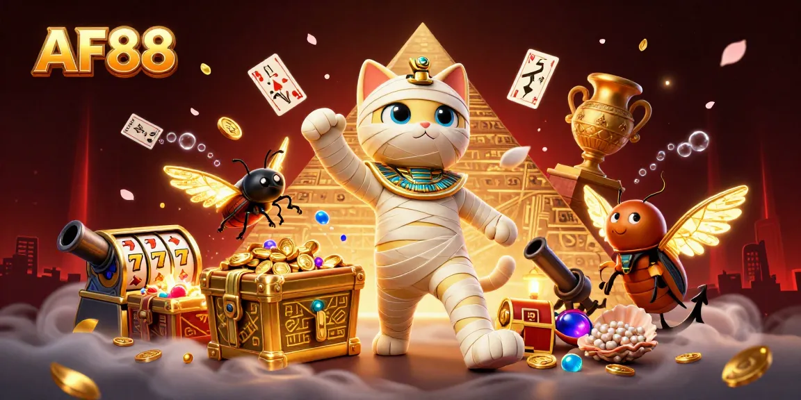 Experience dynamic gameplay at AF88 with vibrant characters and casino elements in stunning detail.