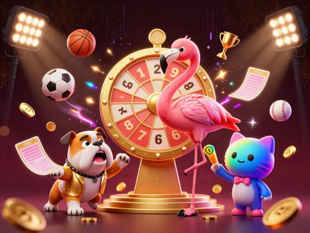 Experience the thrill of F8BET with a dynamic game show scene of excitement and prizes.