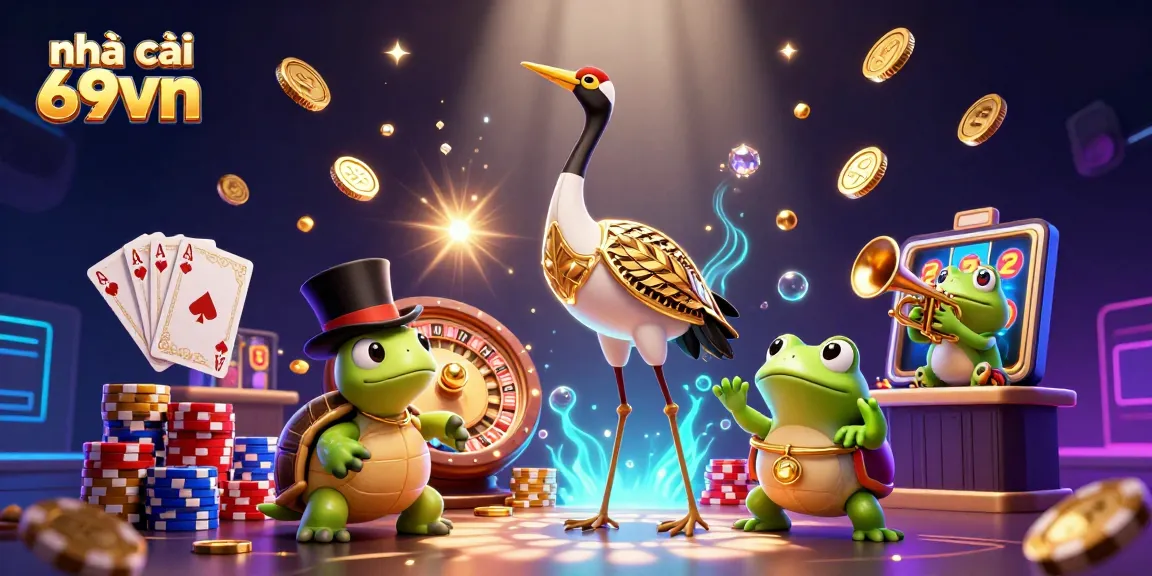 Experience thrilling gameplay at nhà cái 69vn with vibrant casino characters and dynamic elements.