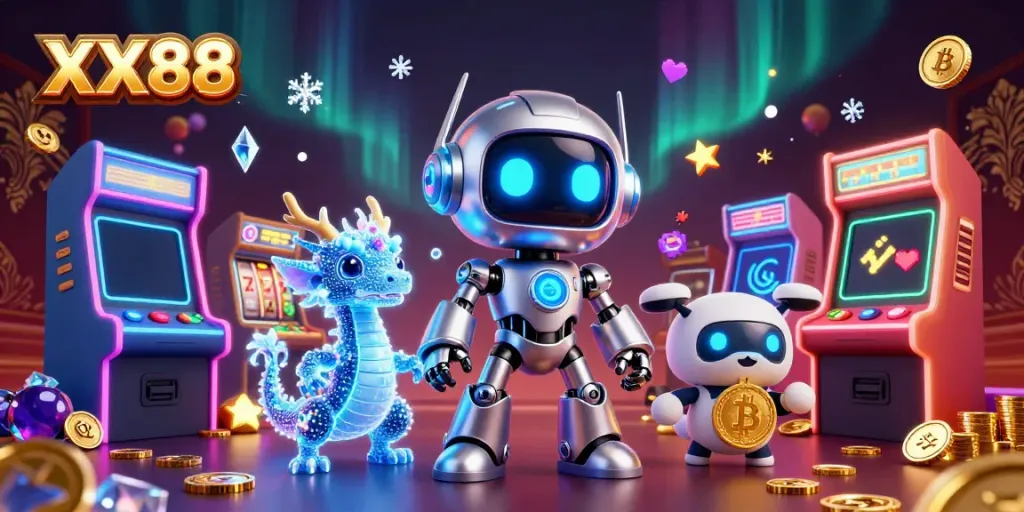 Experience the excitement of XX88 with vibrant casino elements and engaging characters