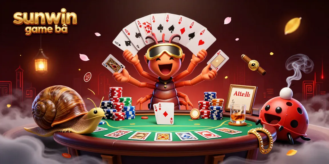 Experience sunwin game bài at a vibrant casino scene with animated characters and dynamic gameplay elements.
