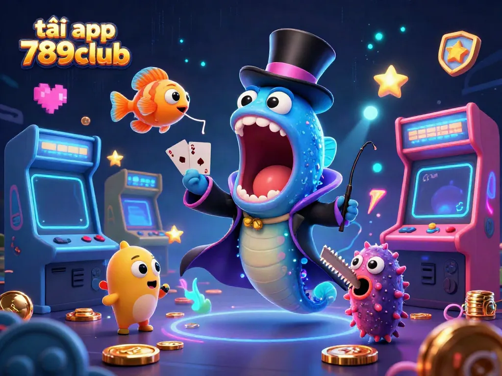 Perform card tricks with the bioluminescent gulper eel while loading the tải app 789club on your mobile device.