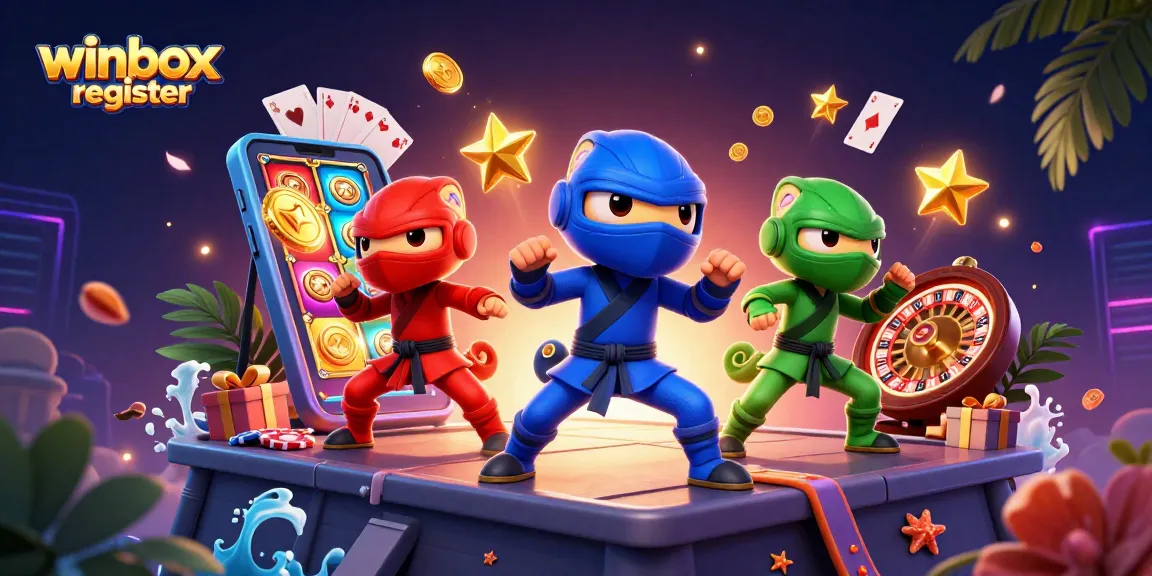 Experience the thrill of winbox register with vibrant chameleons and casino elements in action.