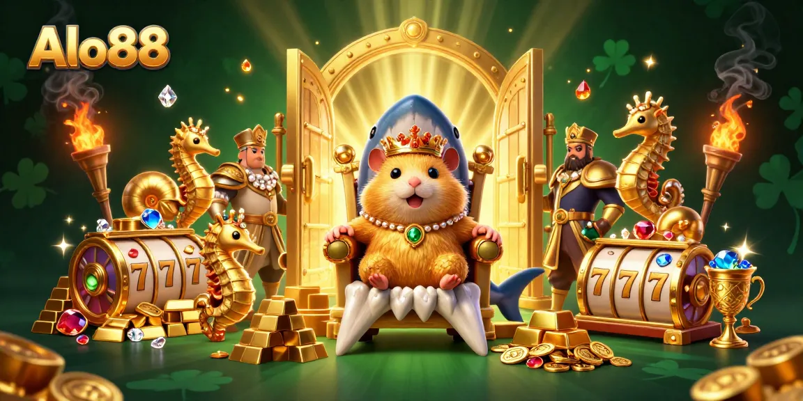 Alo88 players elevate their experience with thrilling treasures and a royal hamster king.