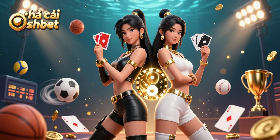 Win big at Nhà cái shbet with stunning Asian characters in a lively casino scene featuring golden effects.
