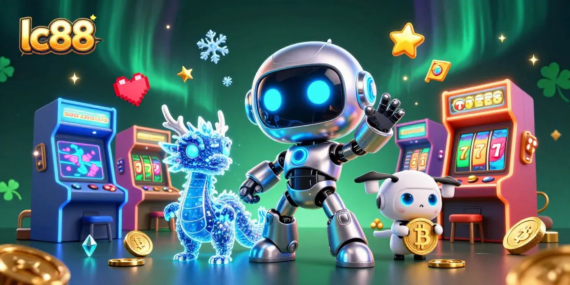 Engage with lc88's dynamic casino experience featuring vibrant game elements and modern 3D characters.