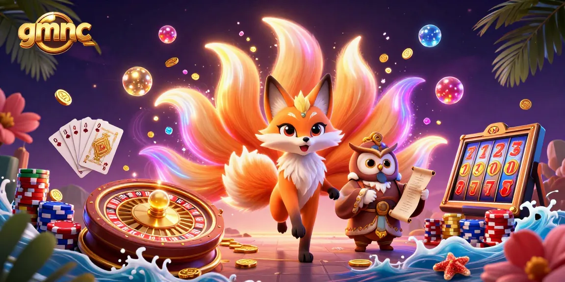 Engage with gmnc for an exciting 3D casino world featuring vibrant characters and dynamic game elements.