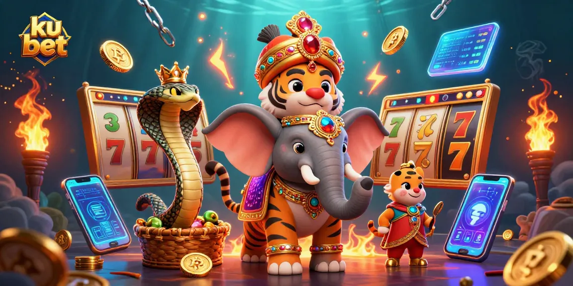 Experience the excitement of ku bet with vibrant slot games in a stunning digital scene.