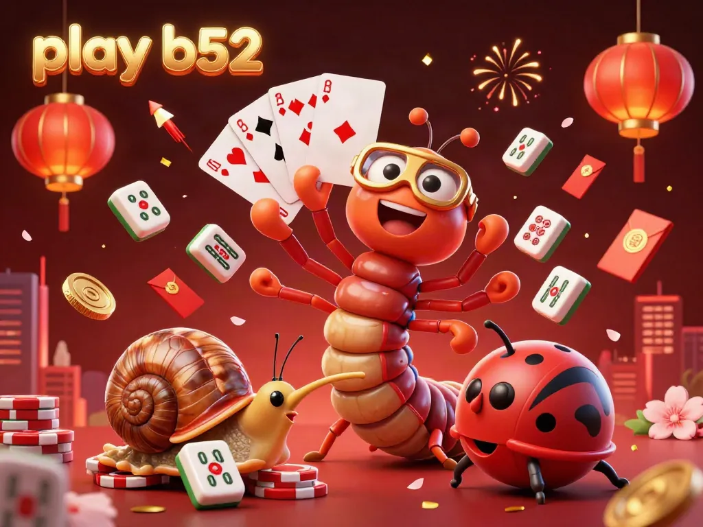 Engage in thrilling gameplay at play b52 with vibrant casino elements and interactive characters.
