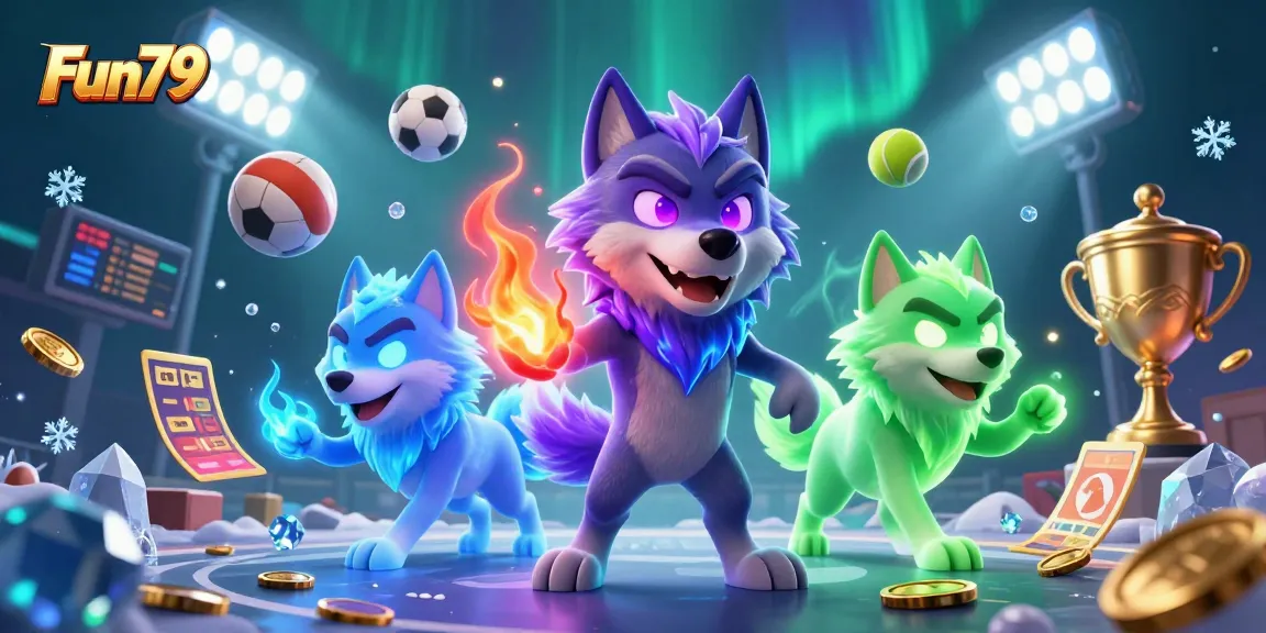 Experience thrilling gaming adventures at Fun79 with dynamic casino visuals and vibrant gaming elements.