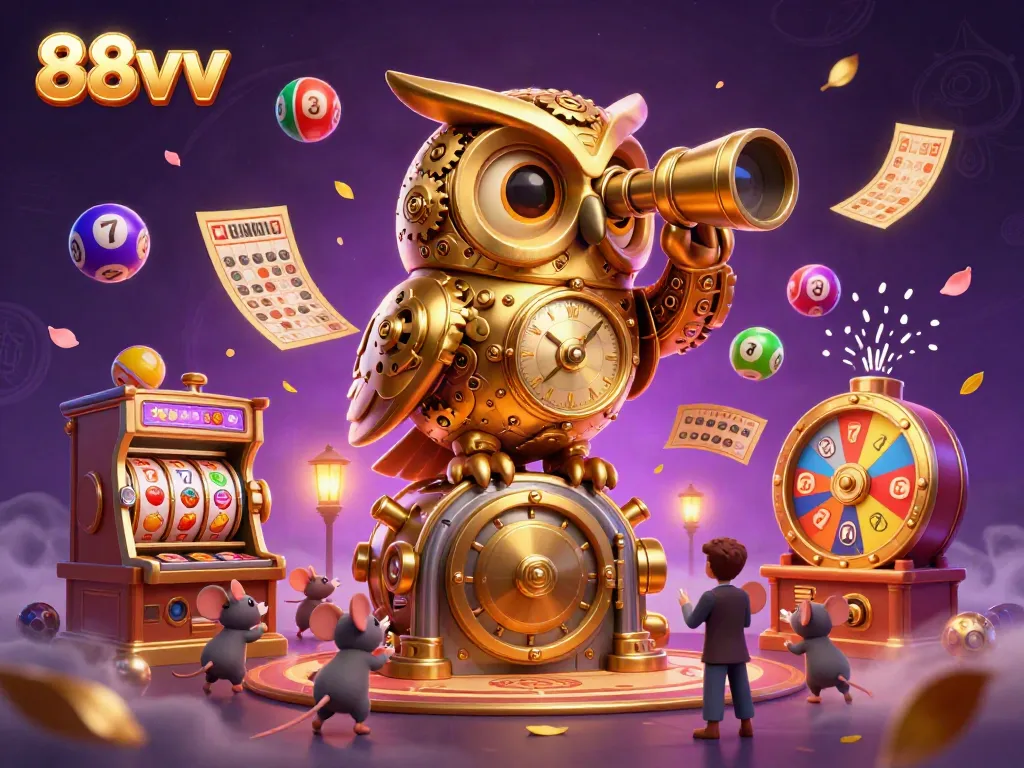 Engage in thrilling gameplay with 88vv, showcasing a vibrant casino scene filled with animation and excitement.