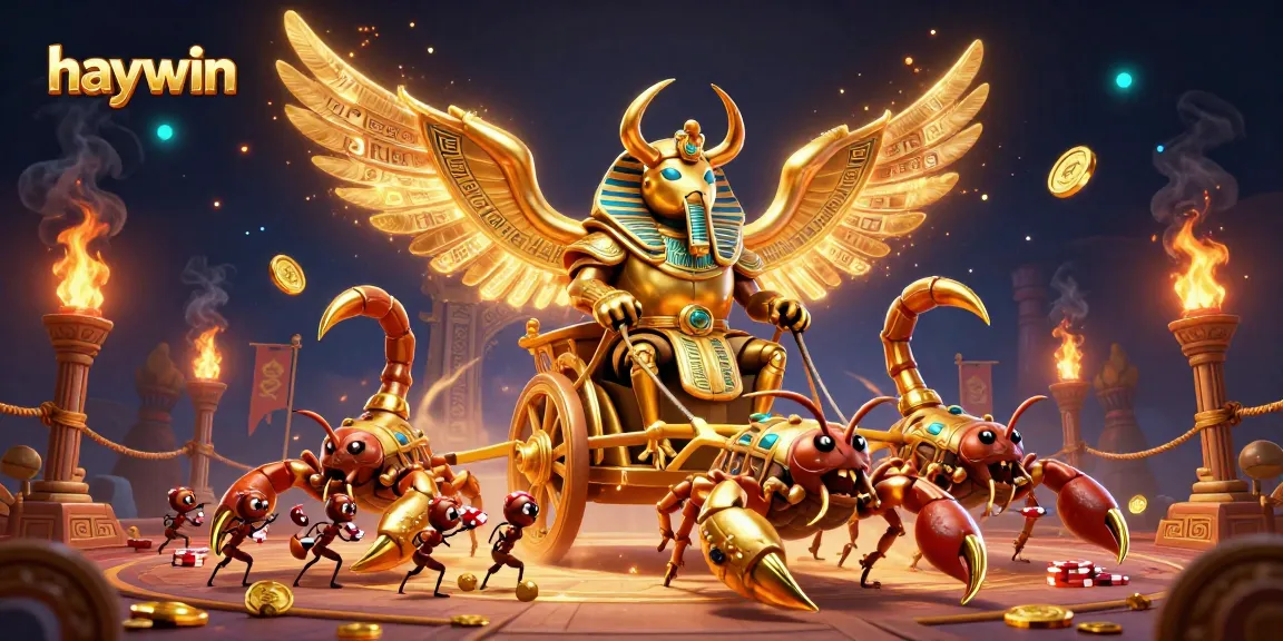 Experience the excitement of haywin with a vibrant 3D illustration of gambling adventures.