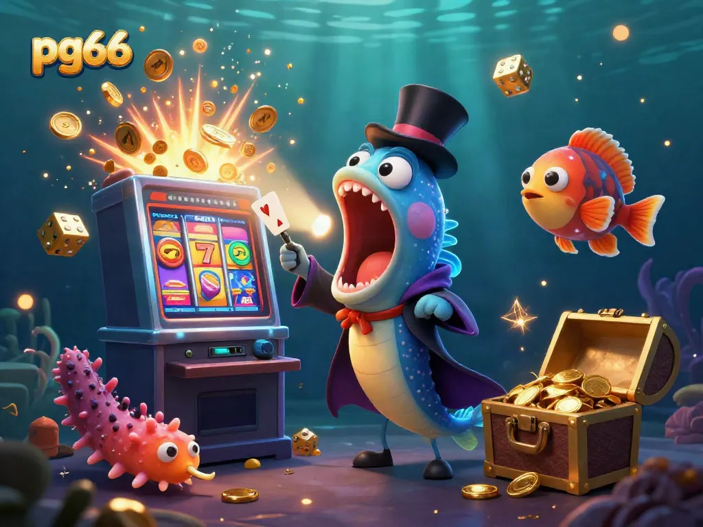 Engage in thrilling gameplay at pg66 with a vibrant 3D underwater casino featuring imaginative creatures and dynamic game elements.
