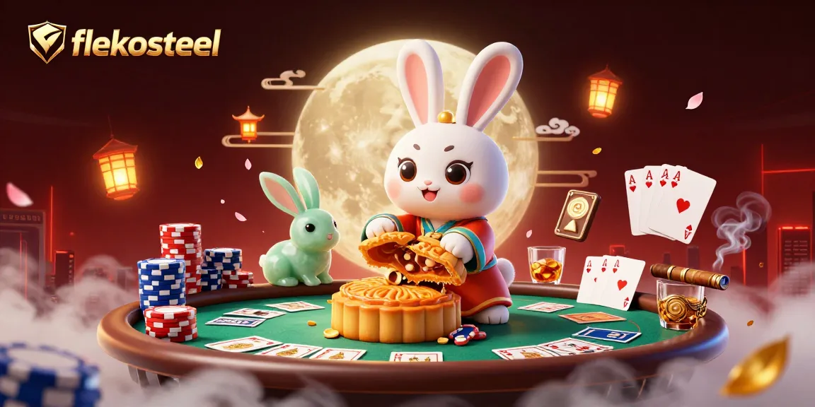 Experience flekosteel success at the poker table with vibrant poker elements and dynamic characters.