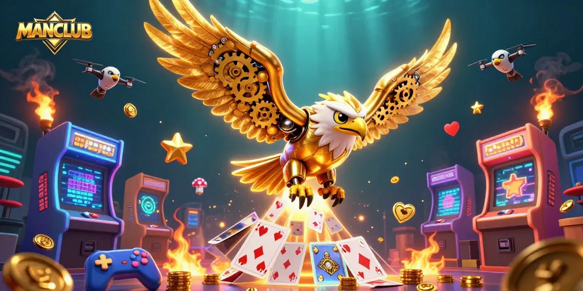 Join MANCLUB and dive into thrilling holographic gaming experiences with dazzling casino elements.