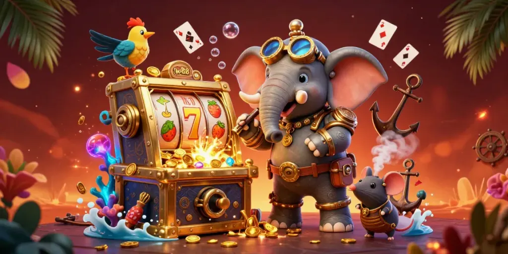 Spin the reels at jw88 with thrilling casino action and steampunk adventures!
