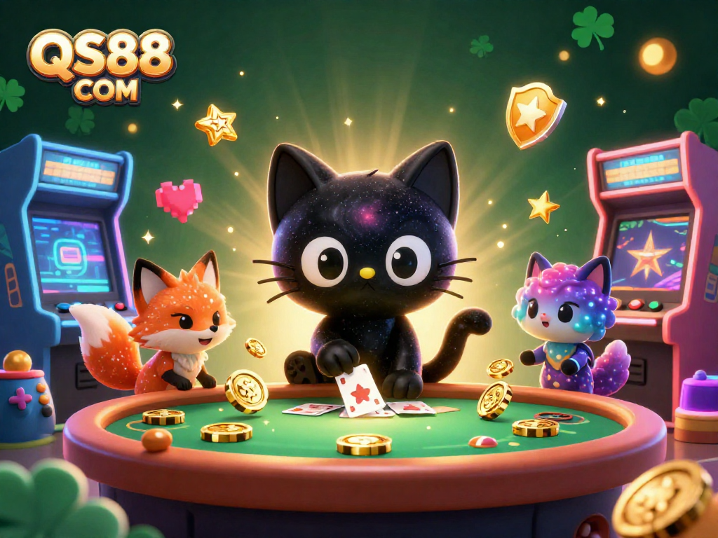 Experience thrilling gaming at QS88 COM with cosmic characters at a rich casino scene.