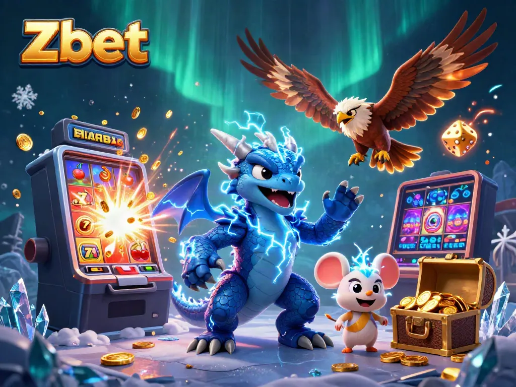 Zbet offers thrilling slots action with immersive characters and dynamic game elements, showcasing a vibrant casino experience.