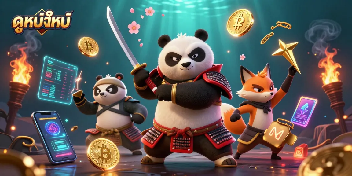 Experience the excitement of ดูหนังใหม่ featuring a fierce panda warrior and magical allies in a vibrant, immersive world.