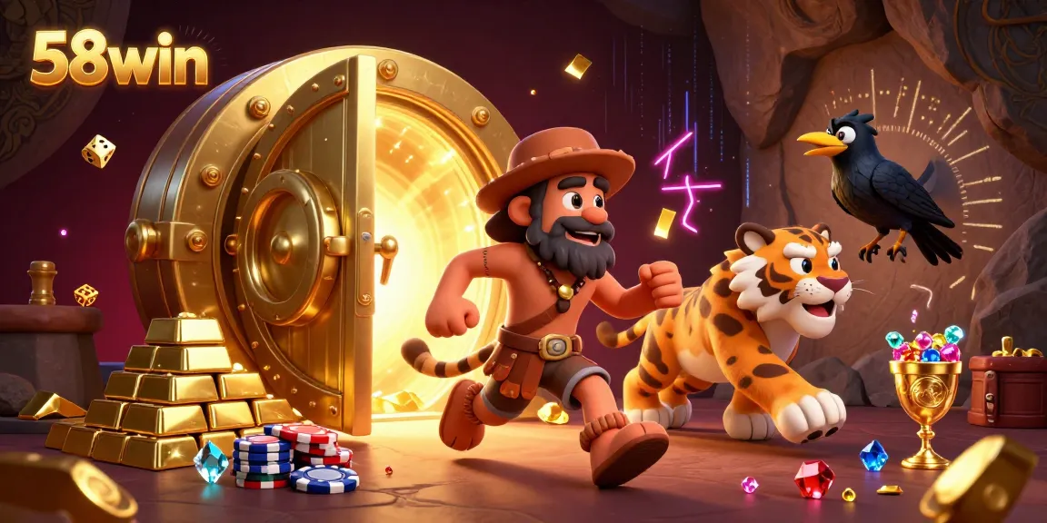 Engage with thrilling moments at 58win's vibrant prehistoric casino, where excitement fills the scene.