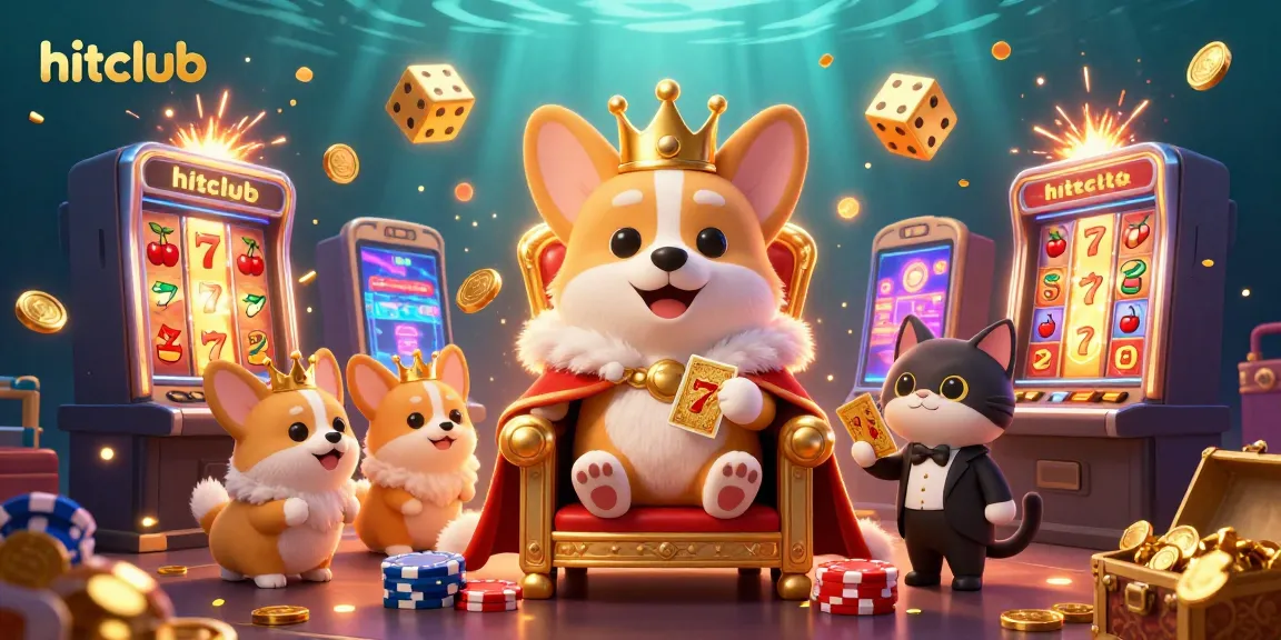Experience the thrill of hitclub with a vibrant, dynamic scene of jackpot excitement and casino fun.