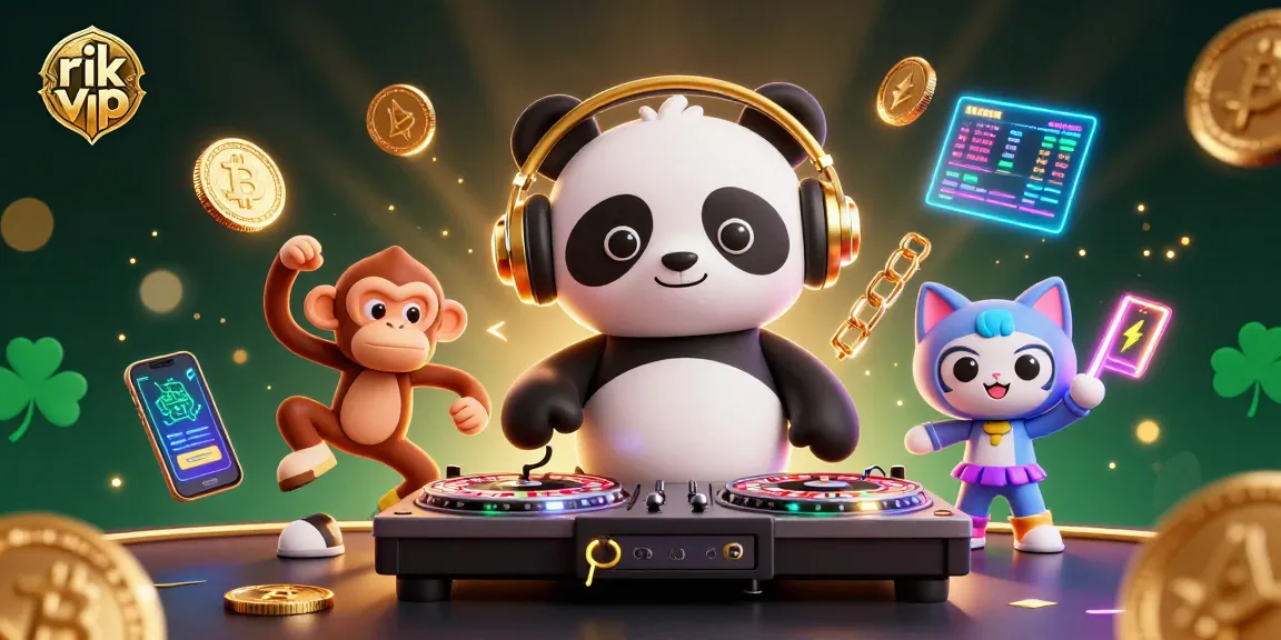 Experience thrilling gameplay at rik vip with vibrant casino characters and neon elements.