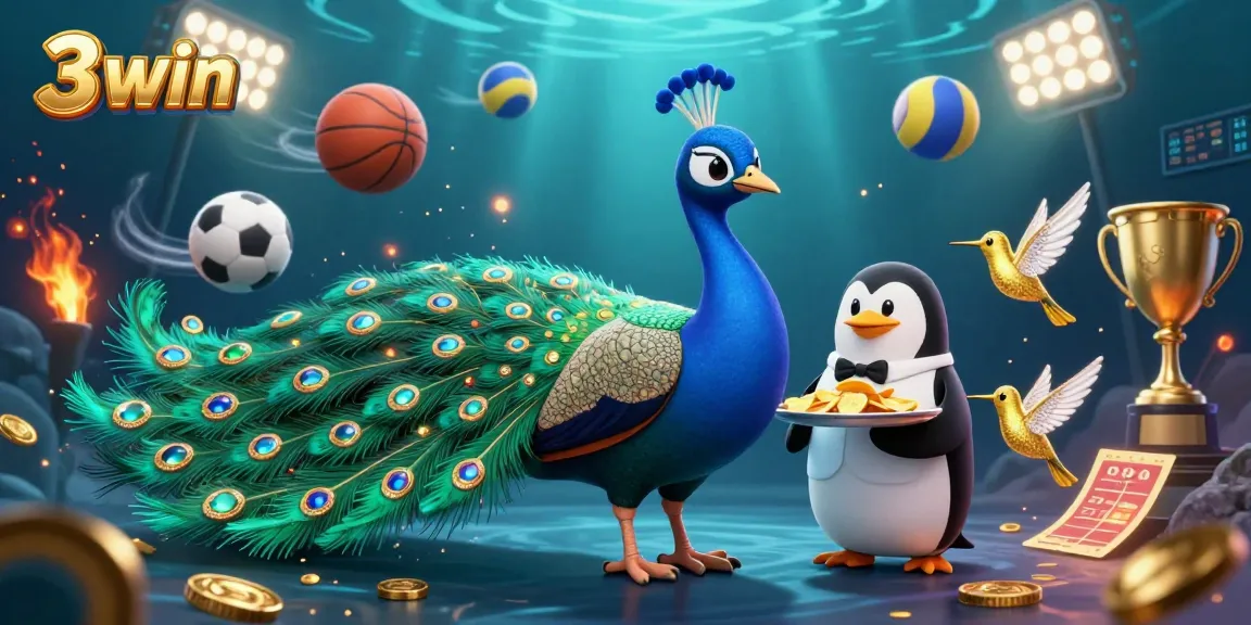 Experience the thrill of "3 win" with dynamic sports themes and captivating characters.