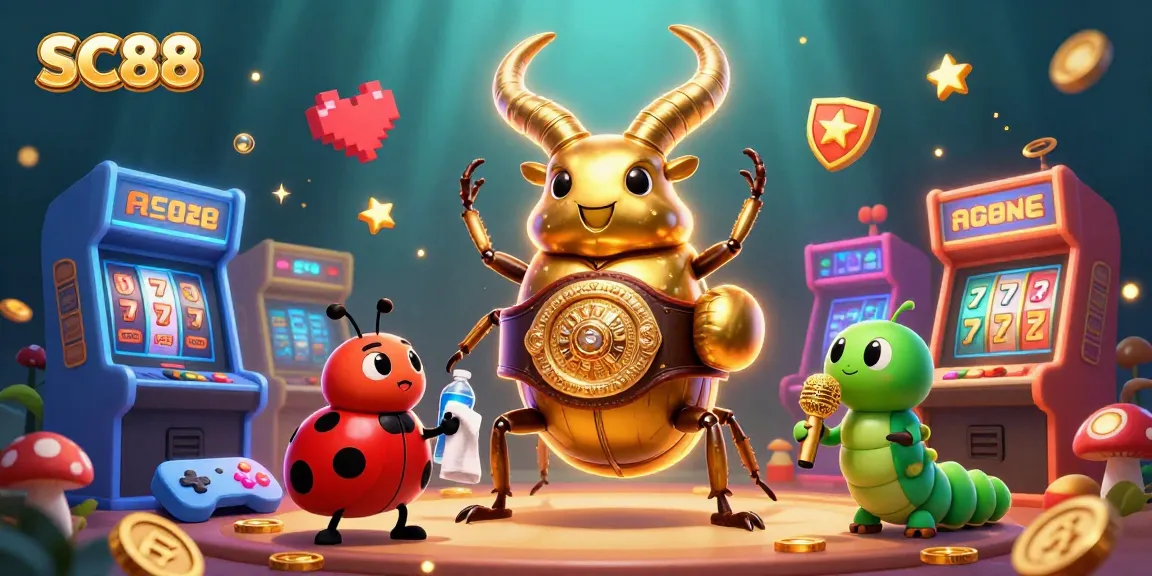 Experience the exciting SC88 gaming atmosphere with vibrant characters and casino elements.