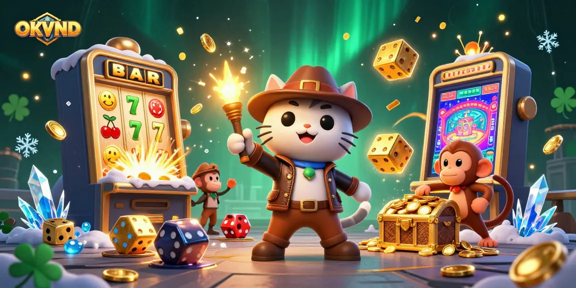 Experience OKVND's dynamic casino adventure with thrilling jackpots and exciting artifacts.
