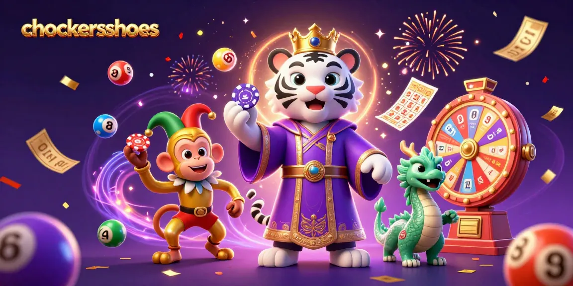 Experience thrilling moments with chockersshoes in this vibrant casino scene featuring magical characters.