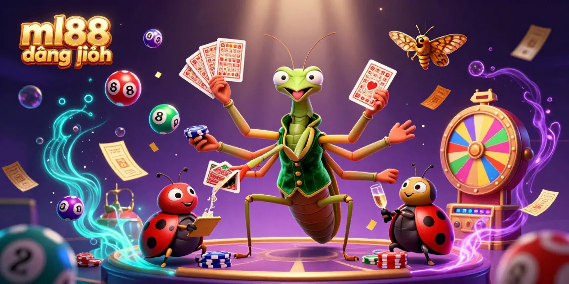 Experience the excitement of betting with ml88 đăng nhập, a vibrant casino scene featuring dynamic lottery elements.