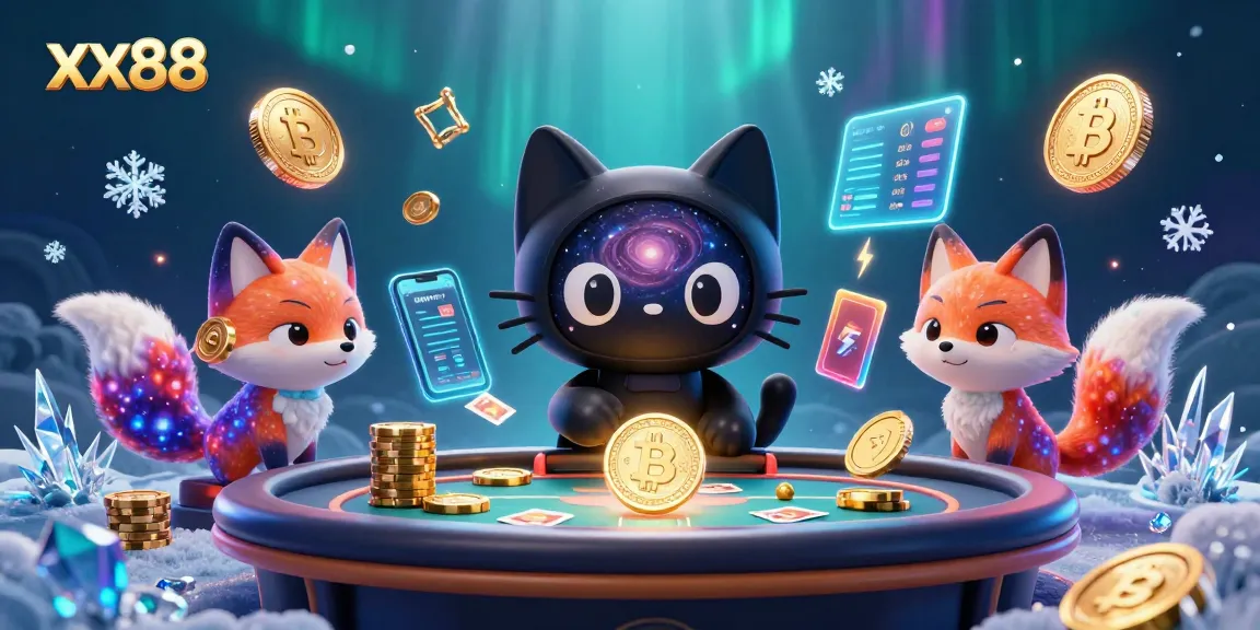 Win big at xx88 with a vibrant 3D casino scene featuring exciting gaming elements.