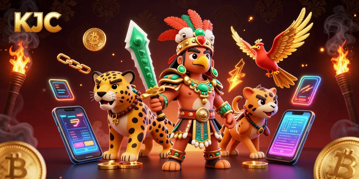 KJC enhances your gaming experience with dynamic cryptocurrency elements and vibrant character interactions.