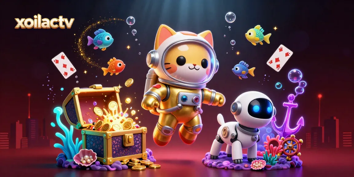 Xoilactv offers a thrilling gambling experience with engaging characters amidst a vibrant casino scene.