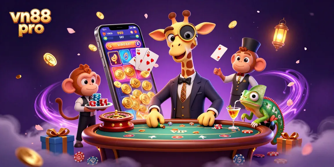 Experience thrilling gaming at vn88 pro with high-roller giraffe and gaming elements.