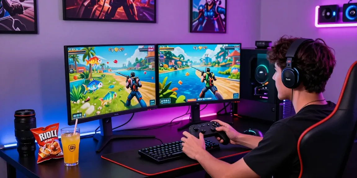 Engaging gaming scene showcasing a player at https://78wind.com/ immersed in vibrant fish shooting games and exciting graphics.