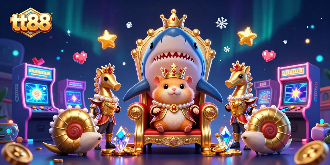 Experience gaming excitement at tt88 with vibrant characters in an immersive casino-themed illustration.