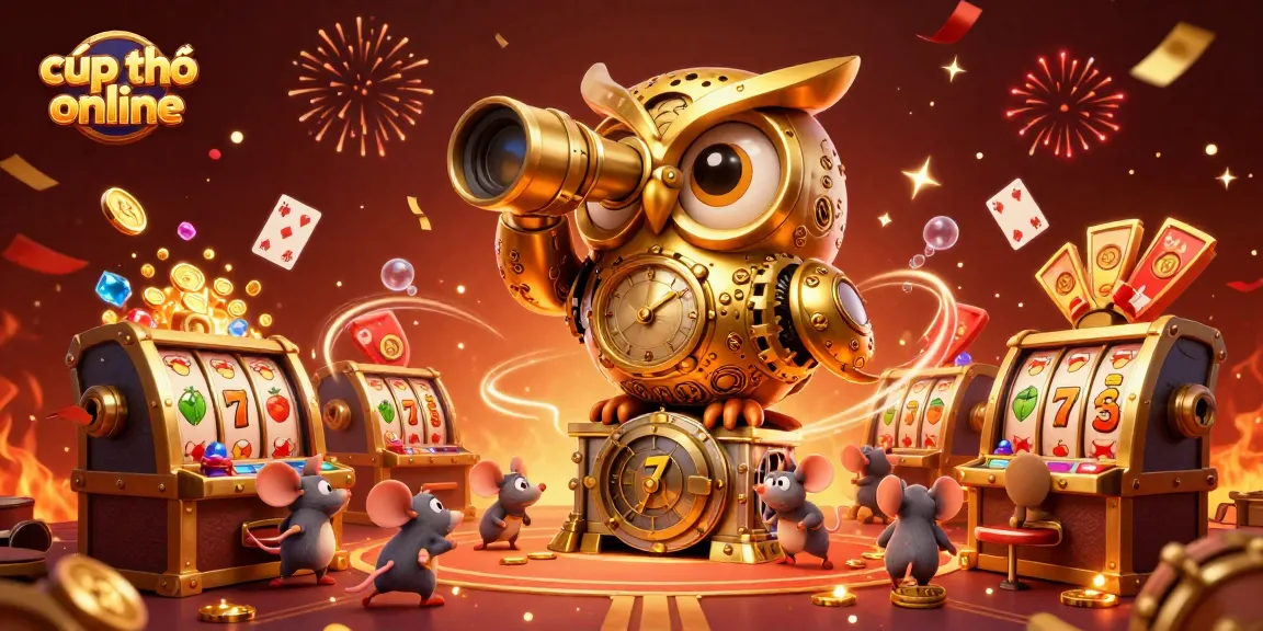 Engage in thrilling cúp thế giới online action with a magical 3D casino scene featuring a golden owl.