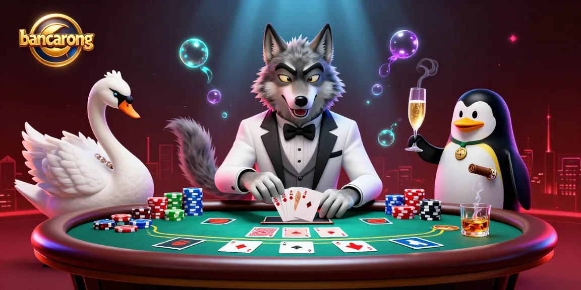 Engage in exciting baccarat action with bancarong's vibrant casino scene and charming characters.